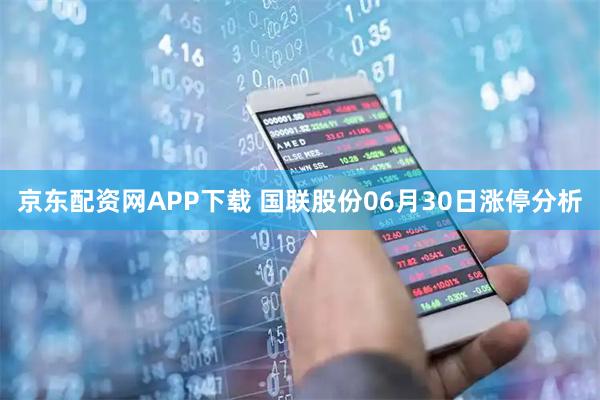 京东配资网APP下载 国联股份06月30日涨停分析