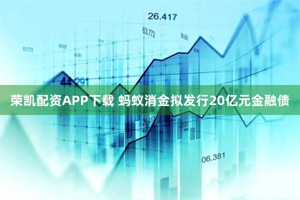 荣凯配资APP下载 蚂蚁消金拟发行20亿元金融债