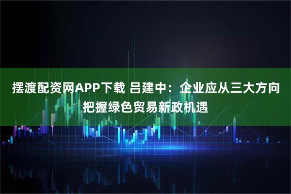 摆渡配资网APP下载 吕建中：企业应从三大方向把握绿色贸易新政机遇